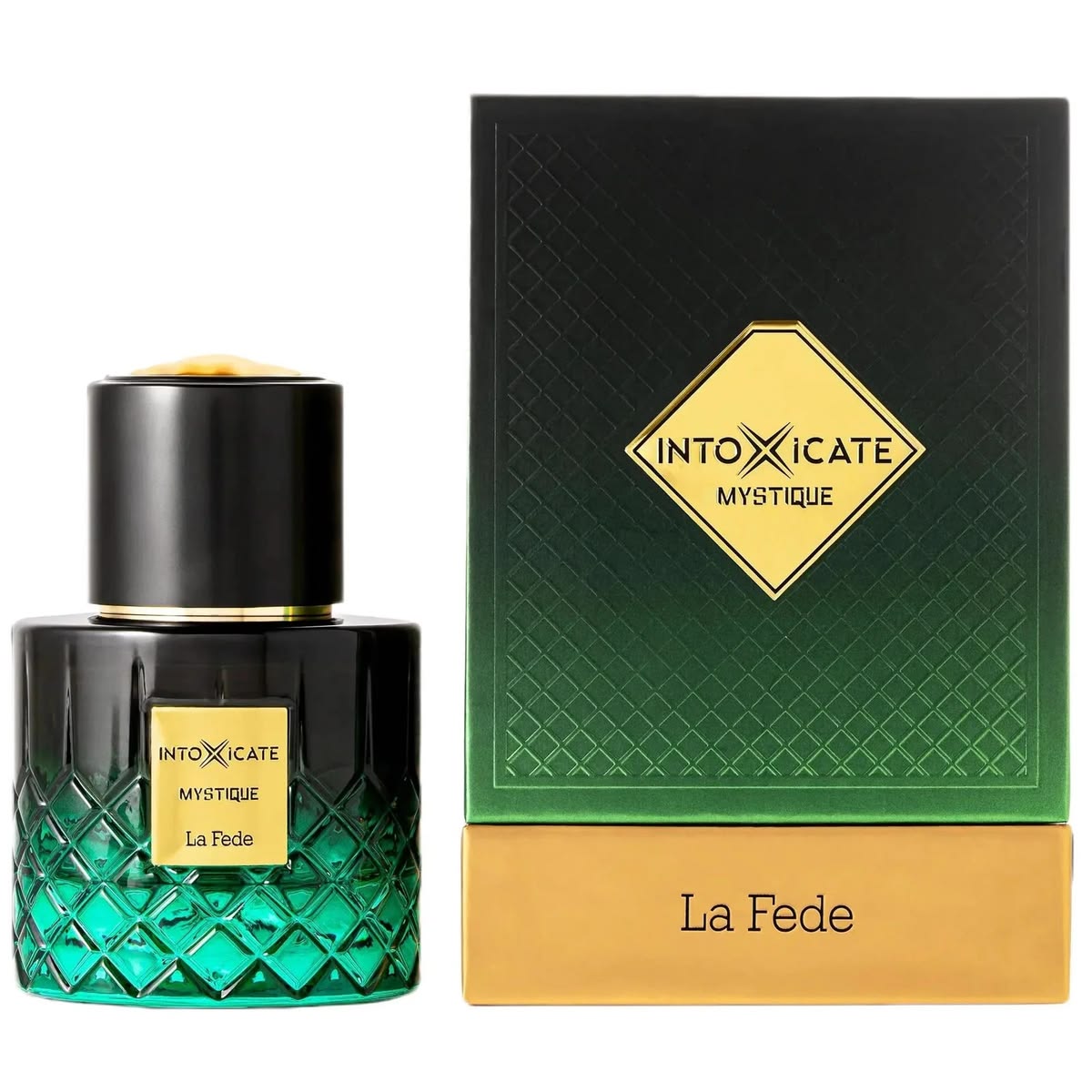 Intoxicate Mystique by La Fede (Modern woody-amber elegance of Paradigme by Prada, while maintaining its own unique identity with a warmer, more balsamic and vanilla-rich character)