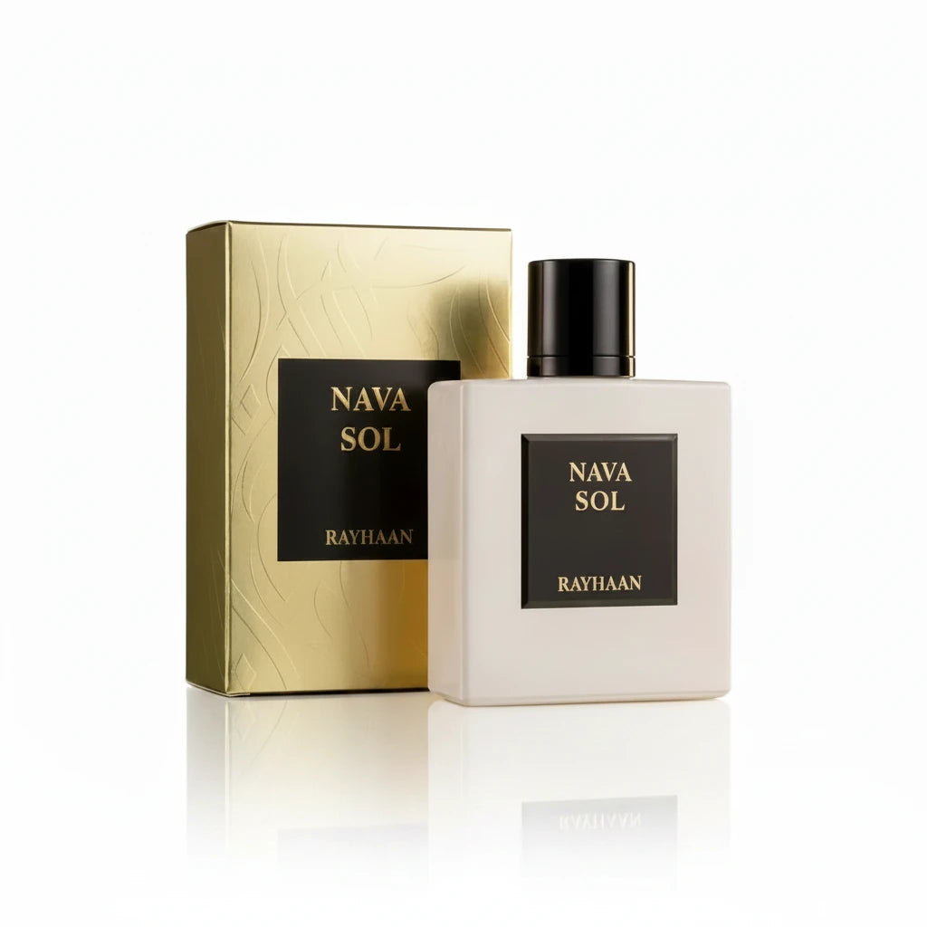 Nava Sol by Rayhaan (Capturing the airy, woody-musk elegance of Mojave Ghost Absolu by Byredo, while maintaining its own unique identity with a soft, creamy and slightly fruitier character.)