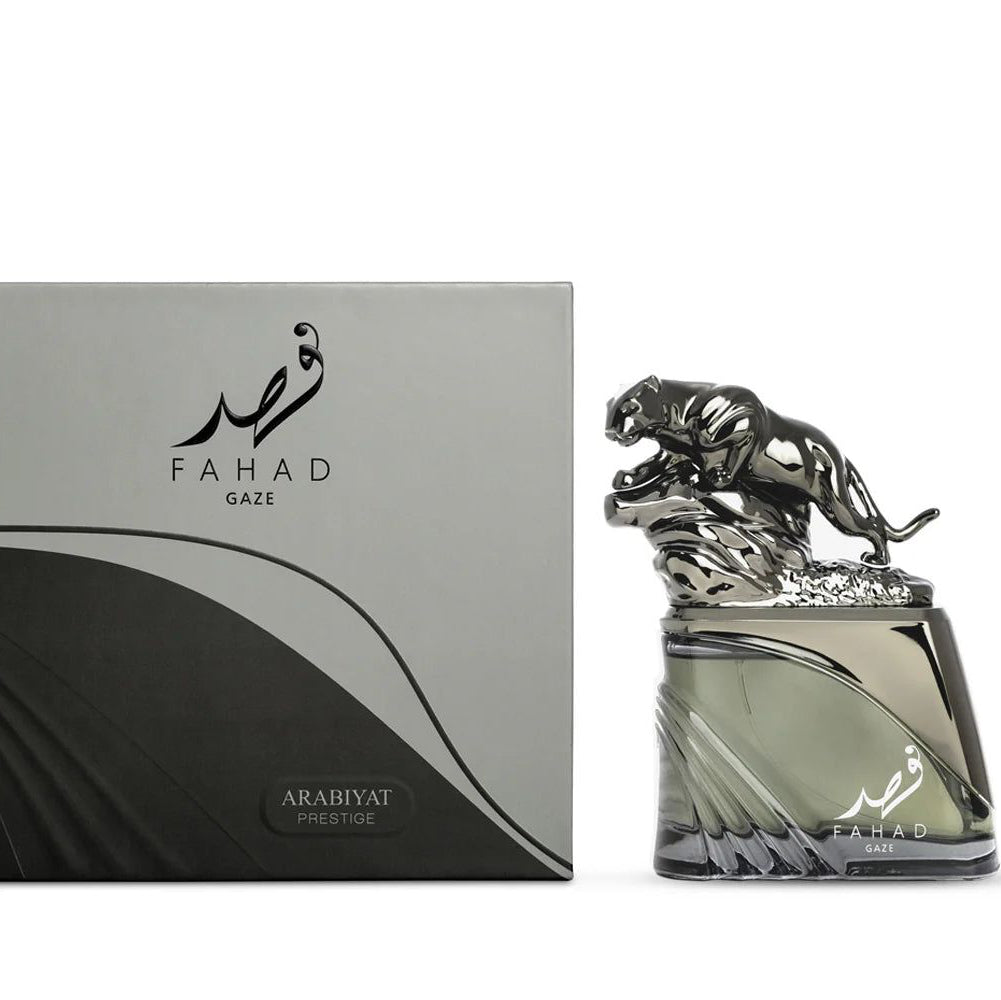 Fahad Gaze by Arabiyat Prestige (Capturing the bold, spicy character of Guilty Elixir Pour Homme by Gucci, with touches reminiscent of Reflection Man and Pegasus)