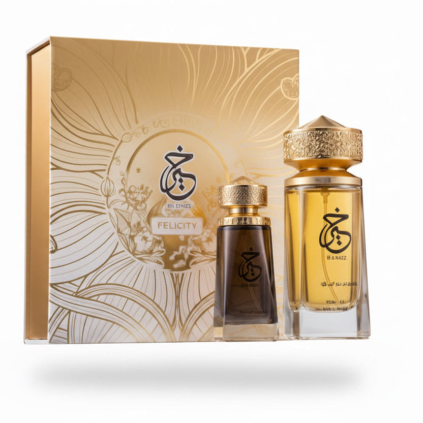 Khair Felicity Perfume and Oil set by Paris Corner (Kayali The Wedding Silk Santal)