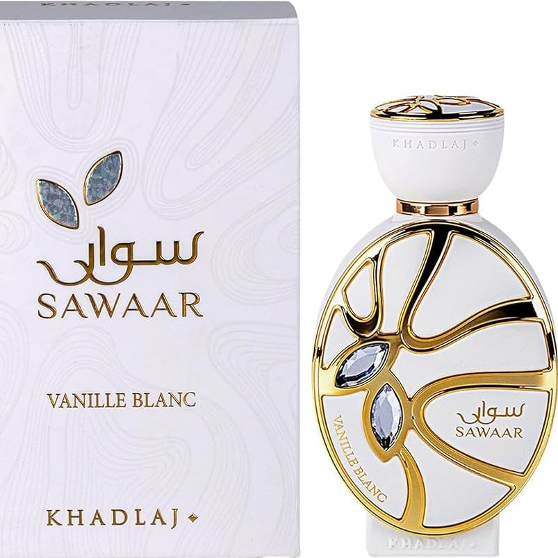 Sawaar Vanille Blanc by Khadlaj (Capturing the couture vanilla elegance of Libre Vanille Couture by Yves Saint Laurent, while adding its own creamy, velvety signature)