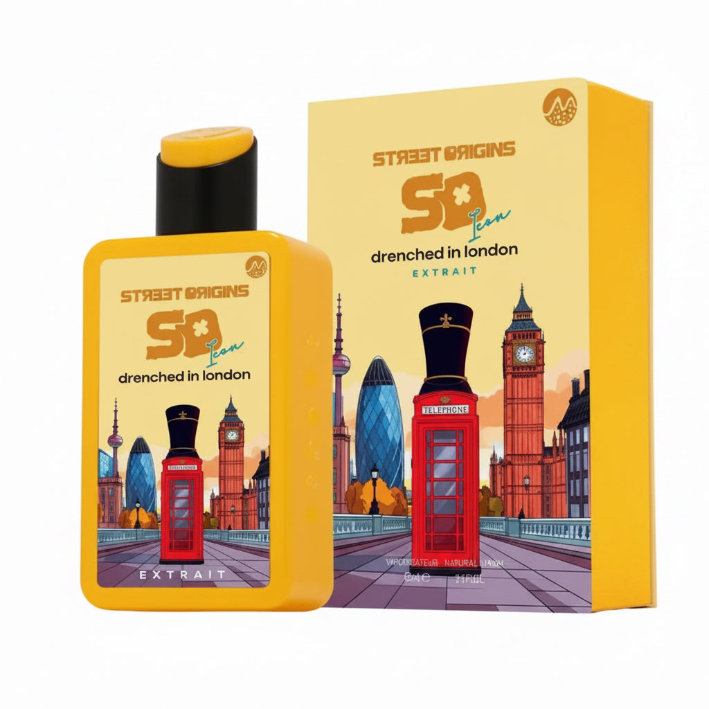 That's London, Love by Street Origins (Radiant amber elegance of Stellar Times by Louis Vuitton, enhanced with a soft musky twist, while maintaining its own unique identity)