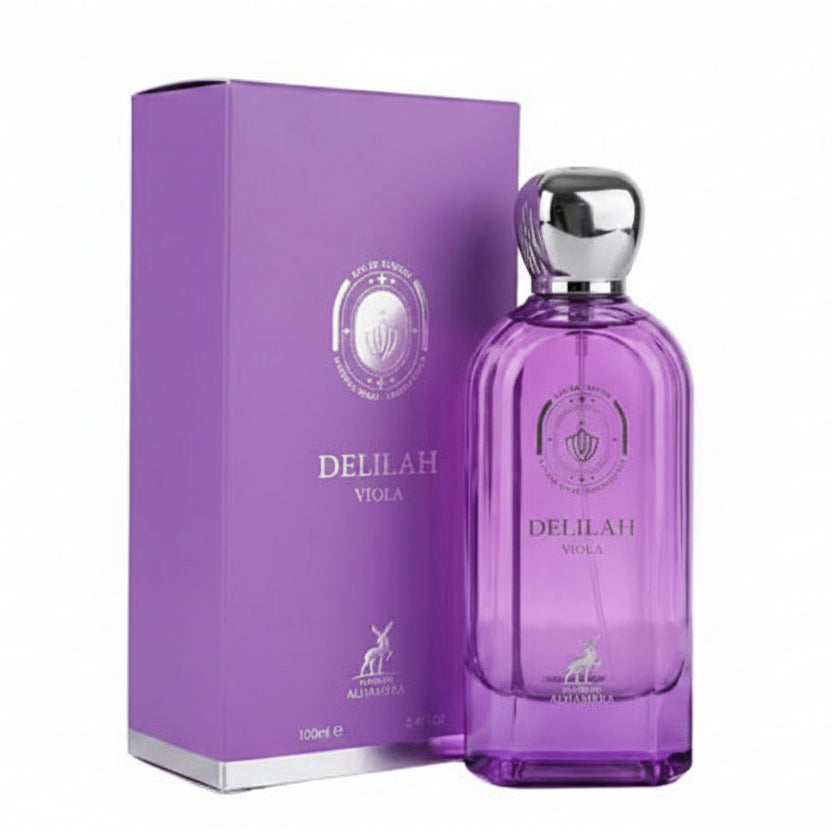 Delilah Viola by Maison Alhambra (Captures the luminous violet elegance of Palatine by Parfums de Marly, while maintaining its own unique identity)
